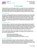 Ear Tube Information